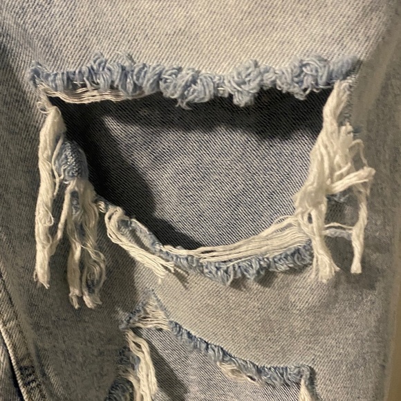 We The Free Light Blue Distressed High Rise Women Jeans - Picture 11 of 13